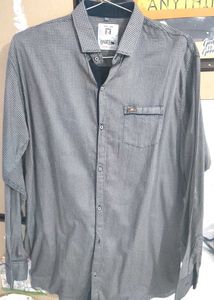 Men's Patterned Long-Sleeve Shirt