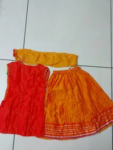 A Lehenga Choli For 4 -6 Years Old Kid