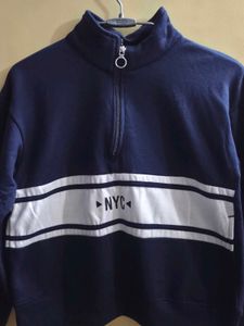 Navy Blue NYC Half-Zip Sweatshirt