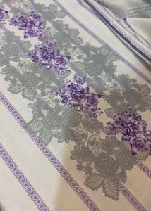 Elegant Purple Floral Kurta Set