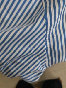 Striped blue old money shirt