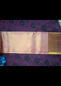 Elegant Pink Silk Saree(pattu)