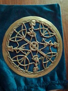 Vintage Brass Wall Art Decor