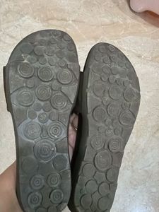 Stylish Brown Slip-On Sandals