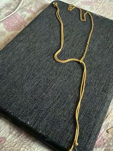 Adjustable Golden Teardrop Chain