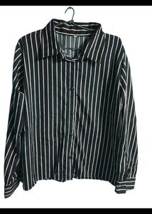 Buy 1 get 1free  Classic Striped Button-Up