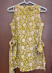 halter neck short kurti