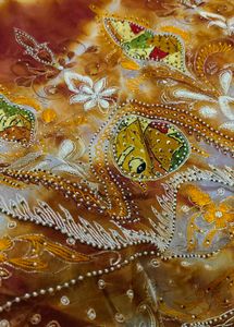 beautiful 😍 uquin hand work saree 🔥