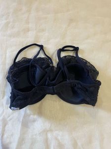 Navy Blue Crochet Bikini Top
