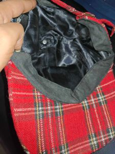 Woodland Red Plaid Baseball Cap