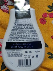 Baby Dove Body Wash