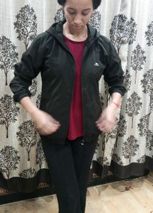 Black Hooded Jacket