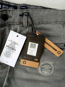 CROSSHATCH Men's Grey Denim Jeans