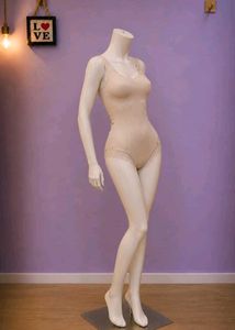 Beige Lace Trim Bodysuit