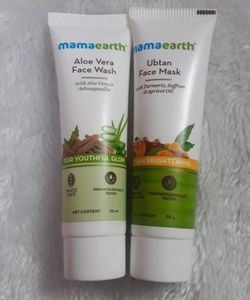 Mamaearth Aloe vera Face Wash & Mask Combo