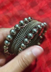 Oxidized Silver Bracelet