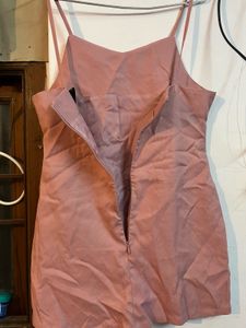Cute Pink Spaghetti Strap Dress
