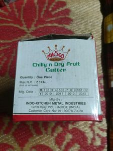 Chilly &amp; Dry Fruit Cutter