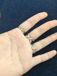 Set of 3 Silver-Tone Rings