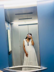 Flowy White Maxi Dress