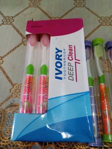 IVORY Toothbrushes 6 Pieces Pack