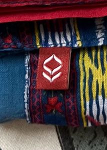 Biba Red blue duptta