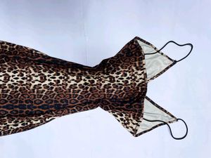 Leopard Print Maxi Dress