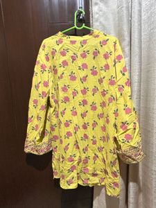 Branded floral kurta coord set