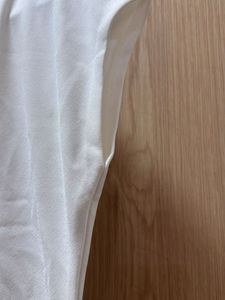 Zara Elegant White V-Neck Midi Dress