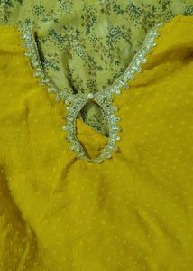 Elegant Yellow Kurta