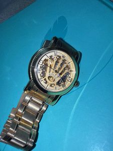 Gold Rolex Skeleton Watch