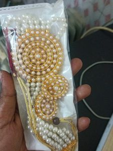 CLEARANCE SALE White Pearl Maharani Choker