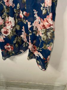 Floral Lace Trim Tank Top