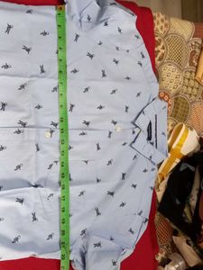 Men's Astronaut Print Button-Down Shirt