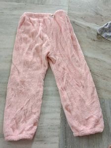 Cozy Pink Fluffy Pajama Pants