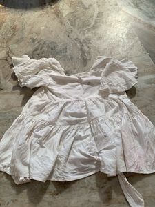 Floral &amp; White Mini Dresses Set