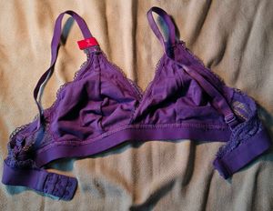 Purple Lace Bra