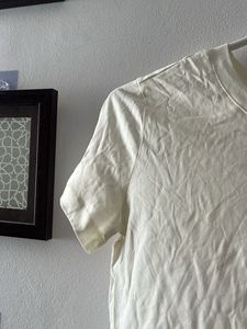 Cream Fringe T-Shirt