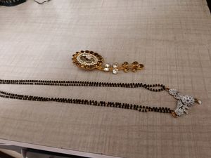 Unused. New Mangalasutras ,saree R Pin