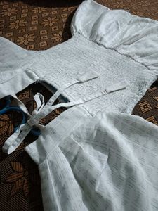 Elegant White top with Subtle Pattern