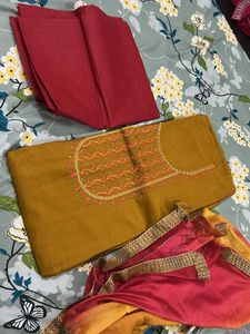 Embroidered Kurta Set with Dupatta