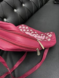 Cute Berry Backpack with Bear &amp; "It's Mine"