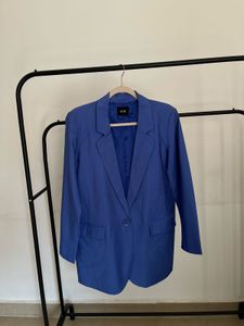 ALIX COBALT BLUE OVERSIZED BLAZER