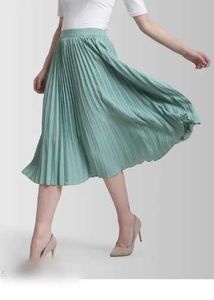Pleated Midi Skirt For Women