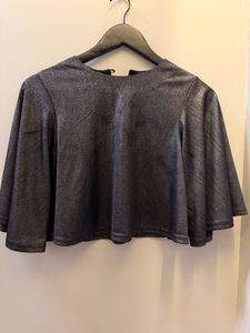 ONLY Chic Metallic Crop Top