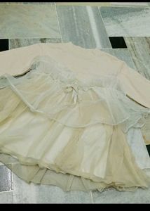 Elegant frock Tulle Overlay