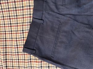 H&amp;M Men's Navy Formal Trousers