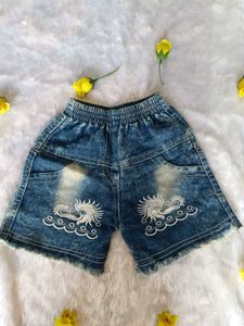 👖 Kids Denim Shorts | Stylish Blue Jeans Short