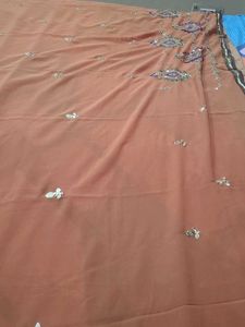 Elegant Embroidered Saree 🥻 ✨️ 😍