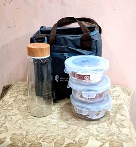 Sanjeev Kapoor Glass Lunch Set